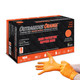 Outrageous Orange 8 mil Disposable Powder-Free Nitrile Gloves - Orange, 1000 Count