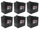 ULTRAPOWER Pro UPGC2-235 6V 235Ah ELP Flooded Lead Acid Battery (Group GC2) - 6 Pack