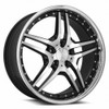 MRR RW2 Wheel - Black Chrome Lip Finish - 20x8.5 ET25 - 5x114.3
