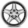 MRR RW2 Wheel - Black Chrome Lip Finish - 20x8.5 ET25 - 5x114.3