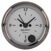 AutoMeter American Platinum Series 2.0625in Clock 12 Hour Analog