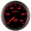 Autometer Elite 52mm 0-100 PSI Fuel Pressure Peak & Warn w/ Electronic Control Gauge