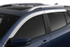 AVS 18-24 GMC Terrain Ventvisor Low Profile Deflectors 4pc - Smoke Chrome Trim