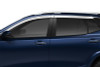 AVS 18-24 GMC Terrain Ventvisor Low Profile Deflectors 4pc - Smoke Chrome Trim