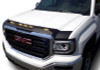 AVS 2014-2018 GMC Sierra 1500 Aeroskin Low Profile Hood Shield w/ Lights - Black