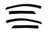 AVS 15-17 Mitsubishi L200 Ventvisor Outside Mount 4pc - Smoke