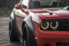 AVS 2008+ Dodge Challenger Smooth Front and Rear Fender Flares - Black (4 Pc)