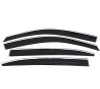 AVS 11-18 Chrysler 300 Ventvisor Low Profile Deflectors 4pc - Smoke w/Chrome Trim