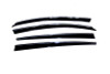 AVS 06-12 Lexus GS300 Ventvisor Low Profile Deflectors 4pc - Smoke w/Chrome Trim