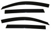 AVS 09-17 Chevy Traverse Ventvisor Low Profile Deflectors 4pc - Smoke