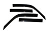 AVS 91-97 Toyota Land Cruiser Ventvisor Outside Mount Window Deflectors 4pc - Smoke