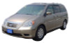 AVS 08-10 Honda Odyssey Ventvisor Outside Mount Window Deflectors 4pc - Smoke