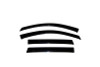 AVS 07-18 Toyota Tundra Double Cab Ventvisor Outside Mount Window Deflectors 4pc - Smoke