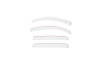 AVS 20-22 Toyota Tacoma Double Cab Low Profile Color Match Ventvisors 4pc - Super White