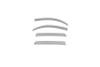 AVS 20-22 Toyota Tacoma Double Cab Low Profile Color Match Ventvisors 4pc - Silver Sky Metallic