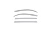 AVS 19-21 Toyota Tundra Crewmax Low Profile Color Match Ventvisors 4pc - Silver Sky Metallic