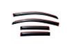 AVS 07-12 Dodge Caliber Ventvisor In-Channel Front & Rear Window Deflectors 4pc - Smoke