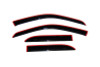 AVS 02-07 Buick Rendezvous Ventvisor In-Channel Front & Rear Window Deflectors 4pc - Smoke