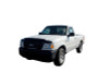 AVS 93-11 Ford Ranger Standard Cab Ventvisor In-Channel Window Deflectors 2pc - Smoke