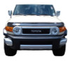 AVS 07-14 Toyota FJ Cruiser High Profile Bugflector II Hood Shield - Smoke