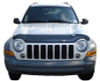 AVS 02-07 Jeep Liberty (Excl. Renegade Model) High Profile Bugflector II Hood Shield - Smoke