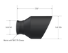 MBRP 15-23 Dodge Charger 5.7L/6.2L/6.4L T304 3in ID / 5in OD Out / 8in Length Angle Cut Black Tip