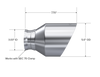 MBRP 15-23 Dodge Charger 5.7L/6.2L/6.4L T304 3in ID / 5in OD Out / 8in Length Angle Cut SS Tip