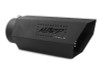 MBRP Universal Hex Tip 5in Inlet 16in length w/o Logo - Black Coated