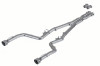 MBRP 17-21 Charger 5.7L/6.2L/6.4L 3in Race Profile Cat-Back w/ Dual Tips Aluminized Steel Exhaust