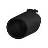 MBRP Universal Tip 4in O.D. Angled Rolled End 2.5in inlet 12in length Black
