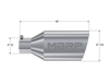 MBRP Universal Tip 8in O.D. Rolled End 4in inlet 18in length T304