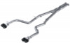 MBRP 15-16 Dodge Challenger 5.7L HEMI SS 3in Quad Split Rear Exit w/ Carbon Fiber Tips - T304