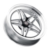 Weld S81 18x11 / 5x115 BP / 6.1in BS Black Wheel (High Pad) - Non-Beadlock