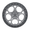 Weld Off-Road W107 17X9.0 Ledge 5X127 ET-12 BS4.50 Satin Gun Satin Black 71.5