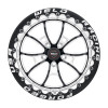 Weld S80 17x10 / 5x4.5 BP / 8.0in. BS (64mm Offset) Black Wheel 3.18 ID (Low Pad) - Single Beadlock
