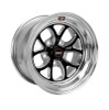 Weld S76 15x15.33 / 5x4.75 BP / 4.5in. BS Black Wheel (Medium Pad) - Non-Beadlock