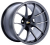 BBS RI-A 18x9 5x112 ET38 Matte Graphite Wheel -82mm PFS/Clip Required