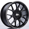 BBS CH-R 19x8.5 5x120 ET32 Satin Black Polished Rim Protector Wheel -82mm PFS/Clip Required