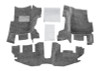 BedRug 97-06 Jeep TJ Front 3pc Floor Kit (w/Center Console) - Incl Heat Shields