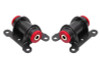 BMR 98-02 Chevrolet Camaro Motor Mount Kit (Steel) w/ Poly Bushings - Black Hammertone