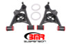 BMR 94-04 Mustang Lower Non-Adj. A-Arms (Poly) w/ Tall Ball Joint / Spring Pocket - Black Hammertone