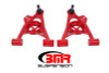 BMR 94-04 Ford Mustang Non-Adj. A-Arms Lower (Poly) w/ Spring Pocket - Red