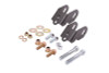 BMR Suspension 15-18 Ford Mustang S550 Rear Camber Adjustment Lockout Kit - Black Hammertone