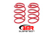 BMR 07-14 Shelby GT500 Front Performance Version Lowering Springs - Red