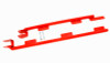 BMR 93-97 4th Gen F-Body Convertible LT1 Weld-On Tubular Subframe Connectors - Red