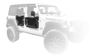 Body Armor 4x4 2018+ Jeep Wrangler JL and Gladiator JT Trail Doors Rear Pair