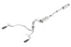 Borla 15-17 Ford F-150 2.7L/ 3.5L EcoBoost/ 5.0L V8 Rear Exit S-Type Catback Exhaust Black Chrome