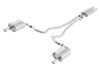 Borla ATAK Cat Back 15 Ford Mustang 3.7L V6 MT/AT 2.25in Pipe 4in Single Round Rolled Tips
