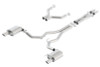 Borla S-Type Cat-Back 15-17 Ford Mustang GT 5.0L V8 MT/AT 3in pipe 4in tip