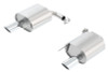 Borla S Type Rear Section 15-17 Ford Mustang 2.3L EcoBoost MT/AT 2.25in pipe 4in tip